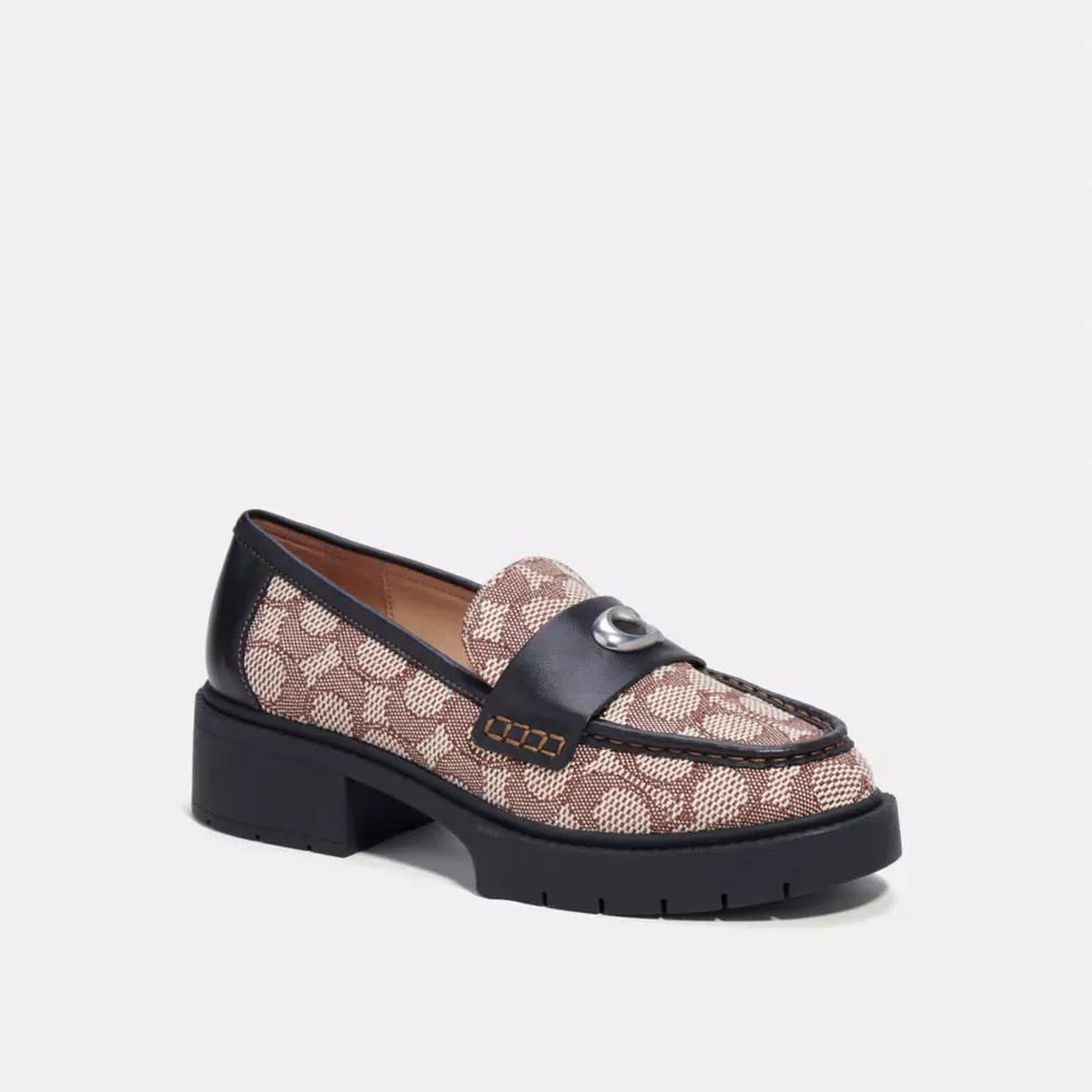 Leah Loafer Signature Jacquard