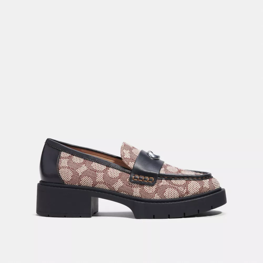 Leah Loafer Signature Jacquard