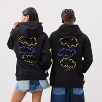 Hoodie With Cloud Print