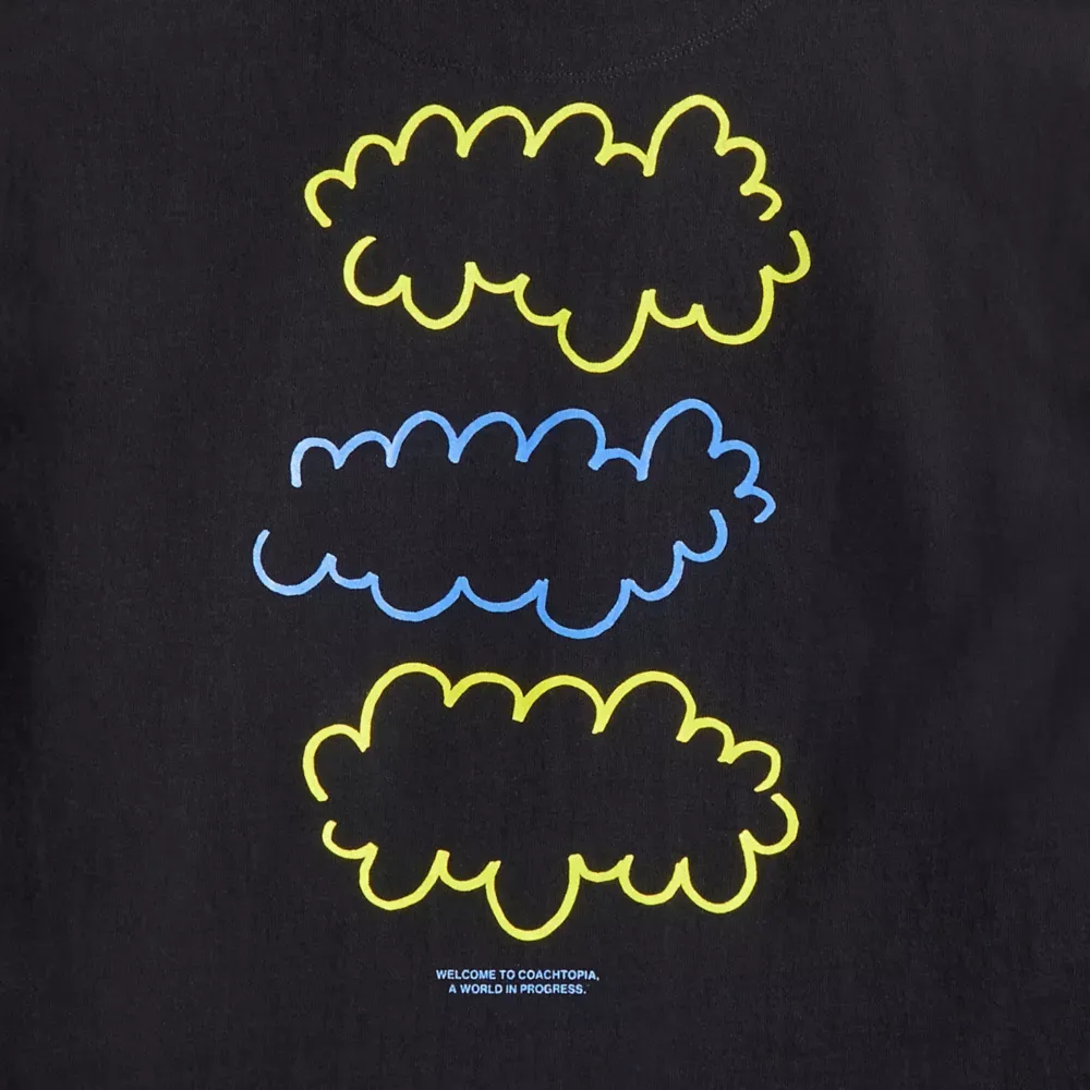Hoodie With Cloud Print