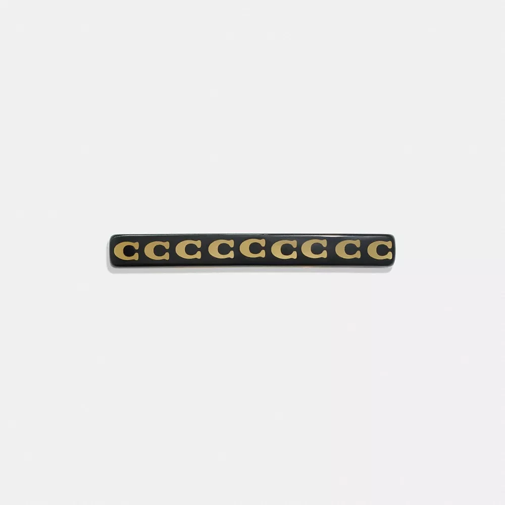 Signature Resin Thin Hair Barrette