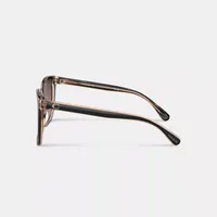 Beveled Signature Oversized Square Sunglasses