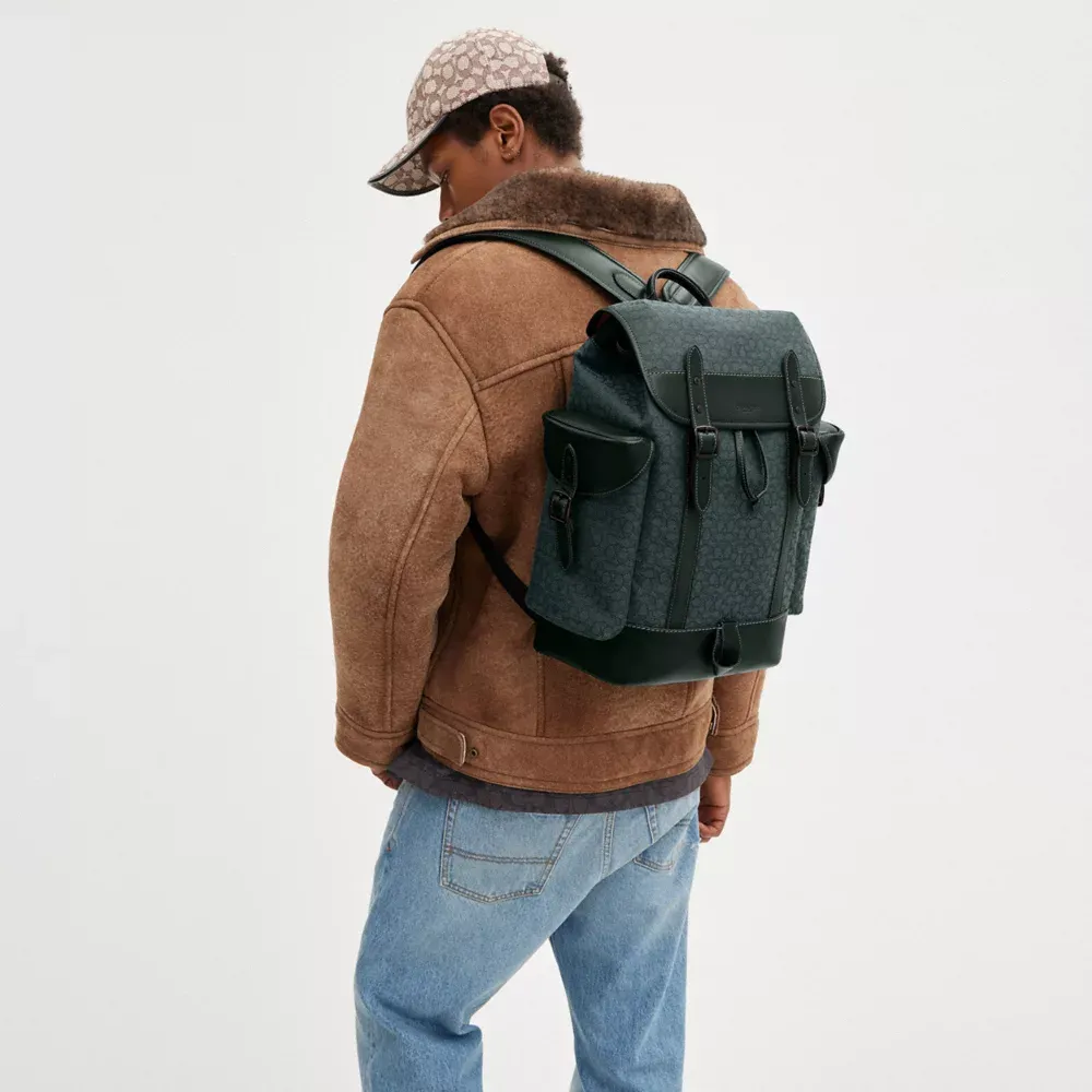 Hitch Backpack Micro Signature Jacquard