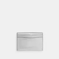 Essential Card Case In Silver Metallic