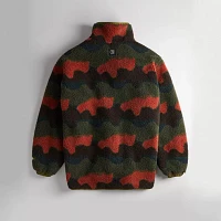 Coachtopia Loop Fleece Jacket With Wavy Print