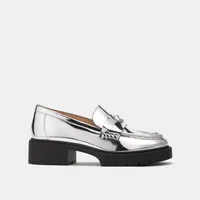 Leah Loafer Silver Metallic