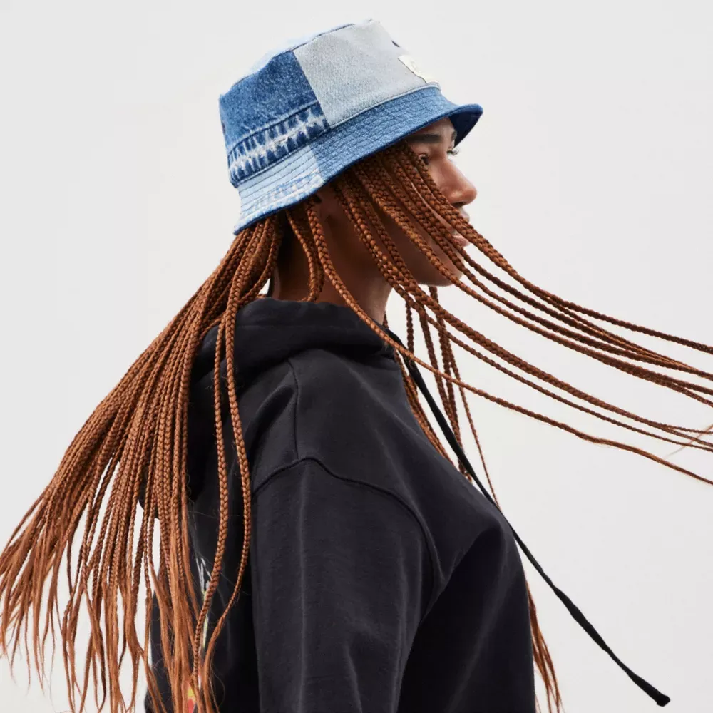 Bucket Hat Repurposed Denim