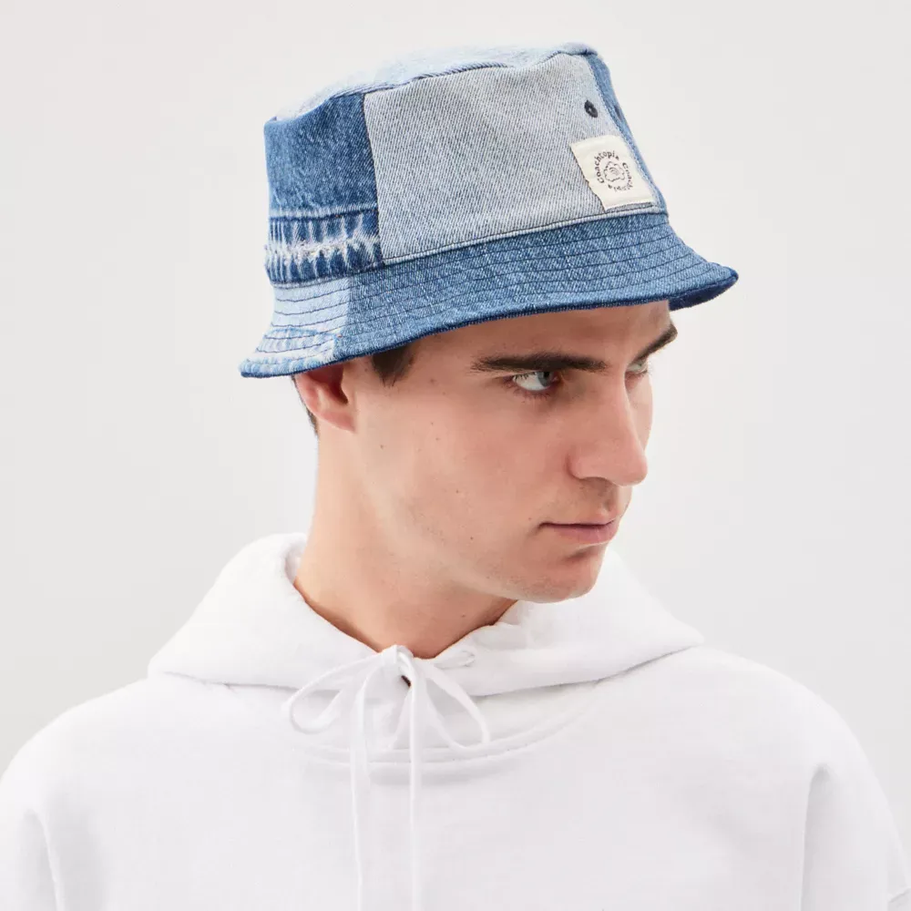 Bucket Hat Repurposed Denim