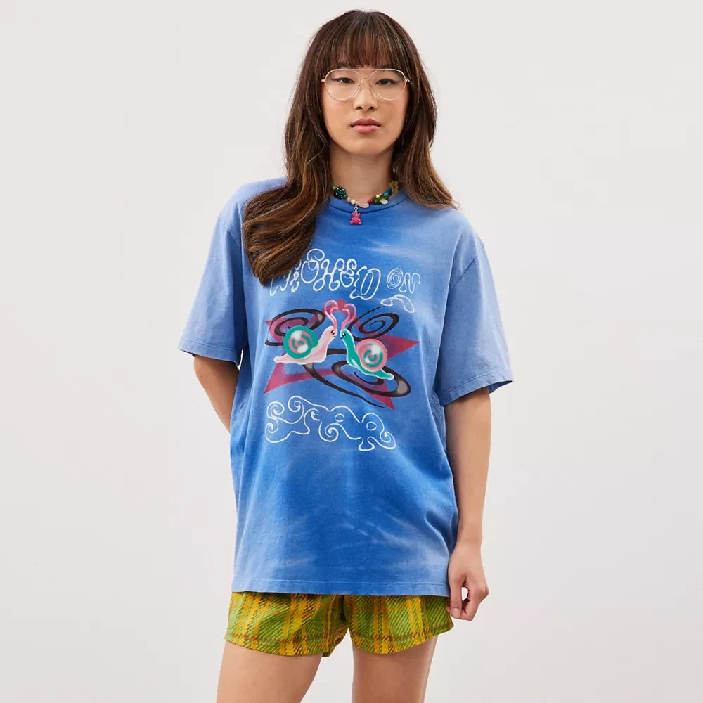 Relaxed T Shirt With Wished On A Star Print