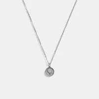 Sterling Silver Coin Pendant Necklace