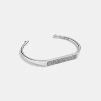 Sterling Silver Signature Id Cuff