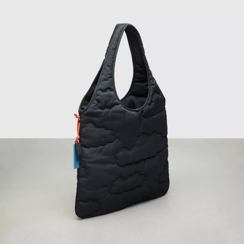 Coachtopia Loop Flat Tote With Cloud Quilting