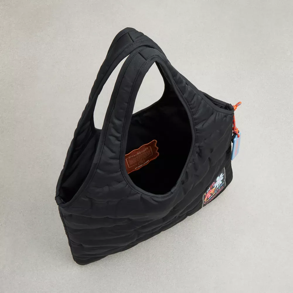 Coachtopia Loop Flat Tote With Cloud Quilting