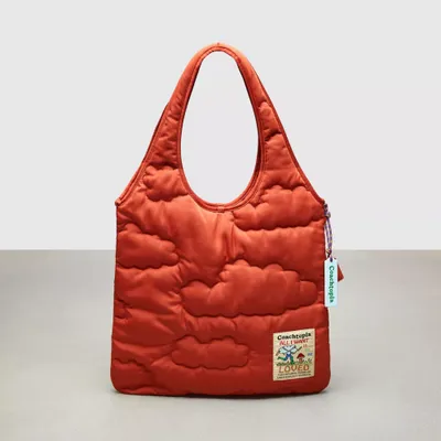 Coachtopia Loop Flat Tote With Cloud Quilting