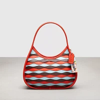 Ergo Bag In Wavy Appliqué Upcrafted Leather