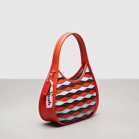 Ergo Bag In Wavy Appliqué Upcrafted Leather