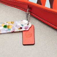 Ergo Bag In Wavy Appliqué Upcrafted Leather
