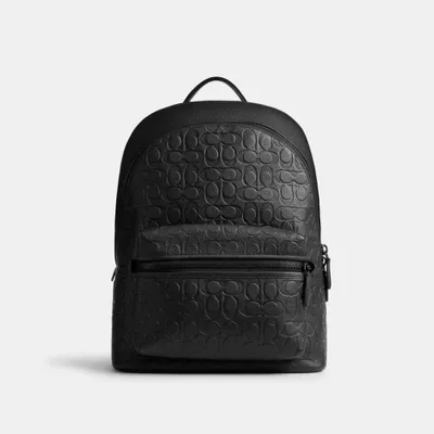 Charter Backpack In Signature Leather