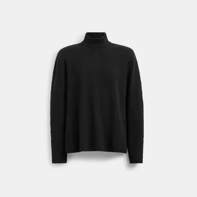 Signature Knit Cropped Turtleneck