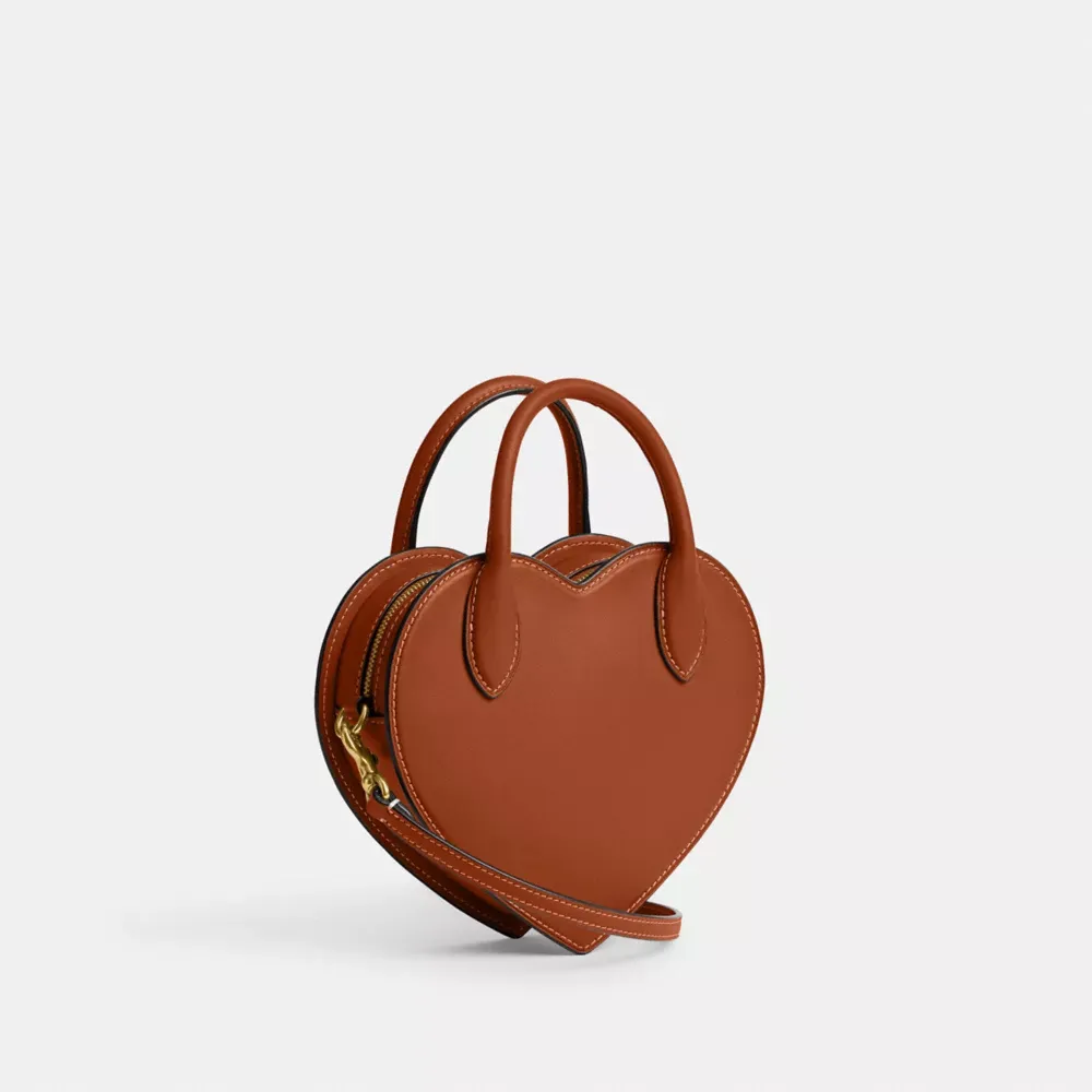 Heart Bag In Regenerative Leather