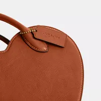 Heart Bag In Regenerative Leather