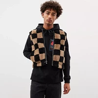 Vest With Checkerboard Pattern