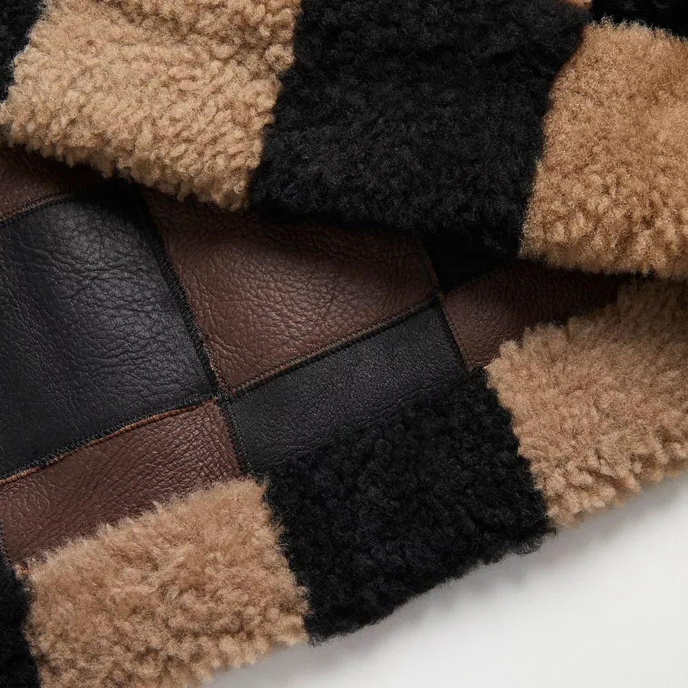 Vest With Checkerboard Pattern
