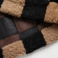 Vest With Checkerboard Pattern