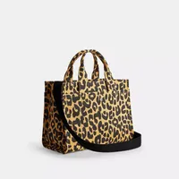Cargo Tote With Leopard Print