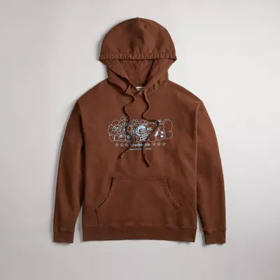 Hoodie With Coachtopia Creatures Print