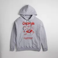 Hoodie With Flower Pot Print