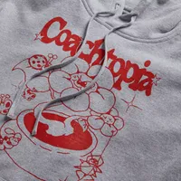 Hoodie With Flower Pot Print