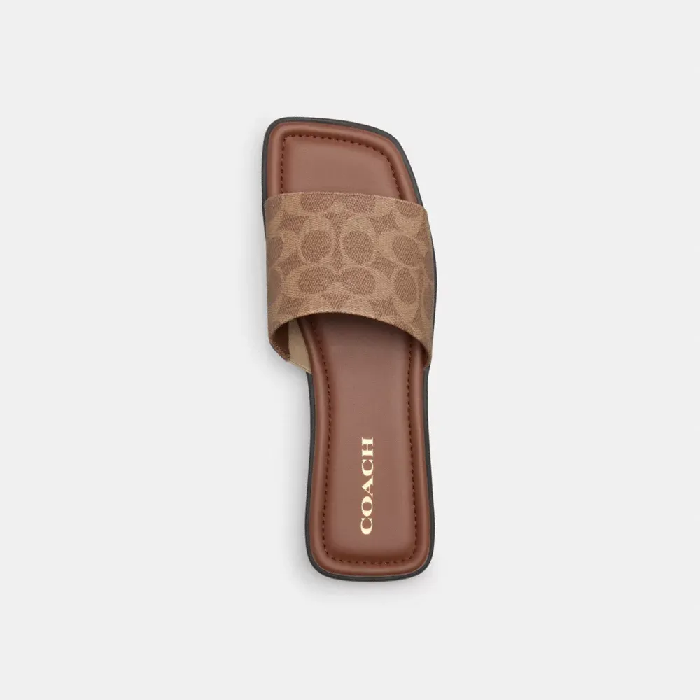 Florence Sandal Signature Canvas