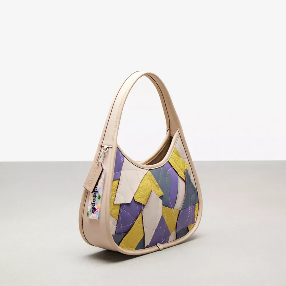 Ergo Bag In Scrappy Patchwork Upcrafted Leather