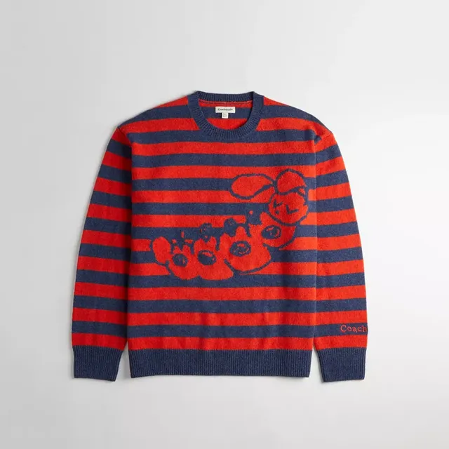 Crewneck Sweater With Caterpillar Graphic