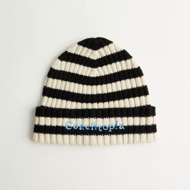 Beanie With Stripe Pattern