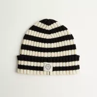 Beanie With Stripe Pattern