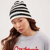 Beanie With Stripe Pattern