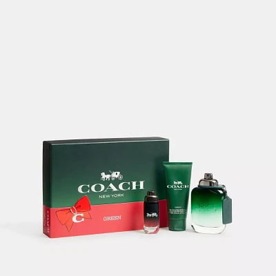 Coach Green Eau De Toilette 3 Piece Gift Set