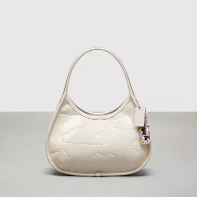 Ergo Bag In Crinkle Patent Coachtopia Leather With Cloud Print