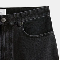 Black Taper Jeans Organic Cotton