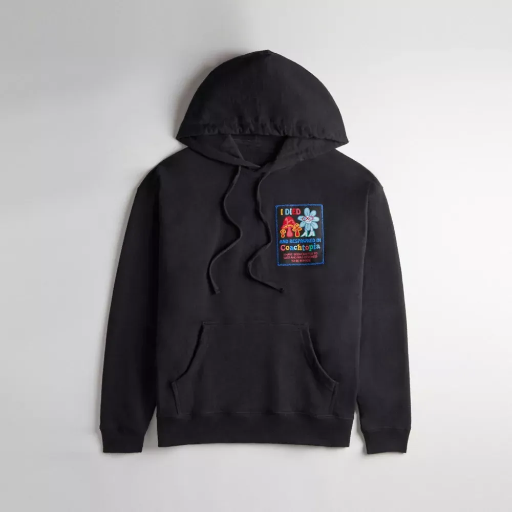 Hoodie With Coachtopia Graphic Label