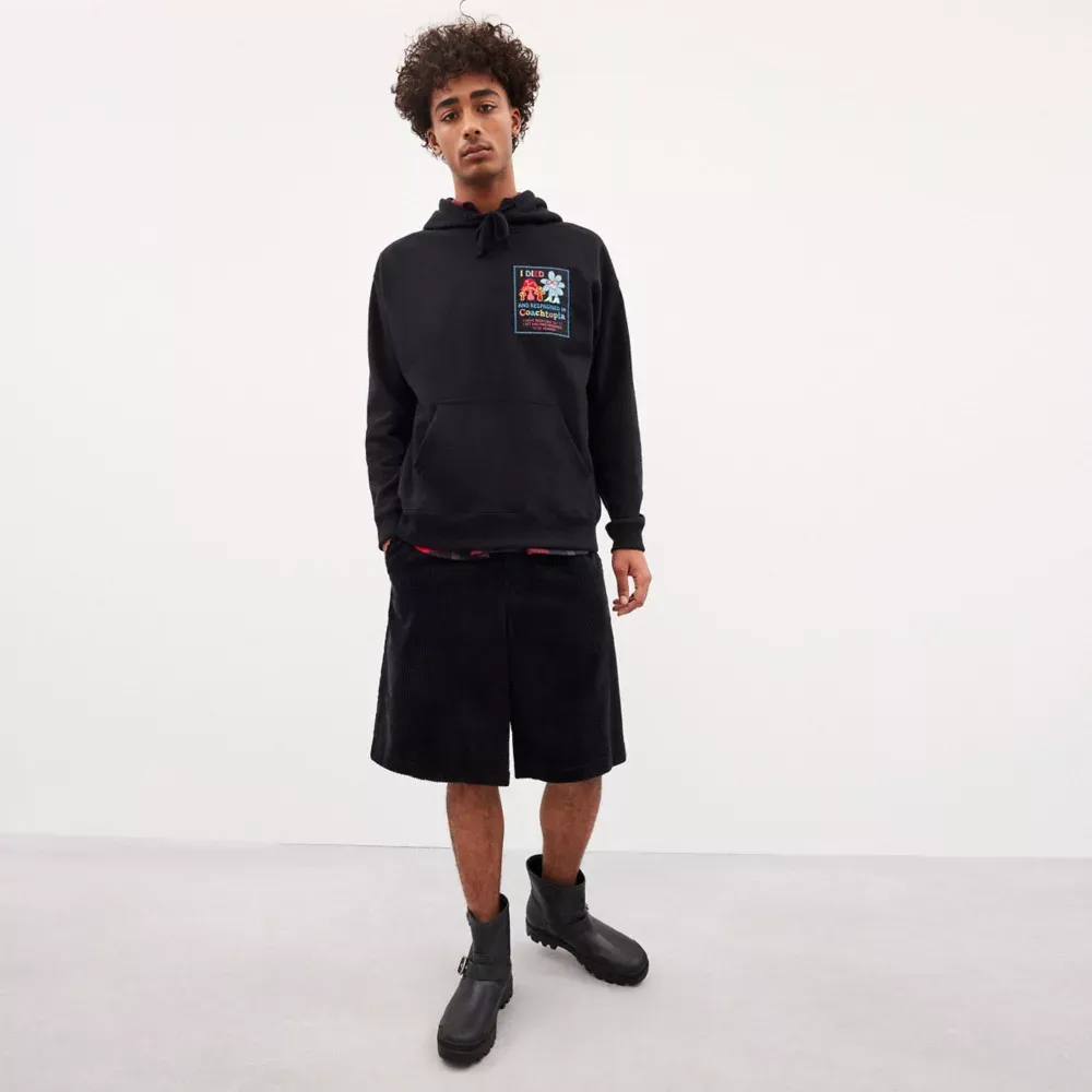 Hoodie With Coachtopia Graphic Label