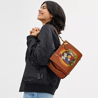 Disney X Coach Rogue Bag 25 With Mickey Mouse And Minnie Mouse