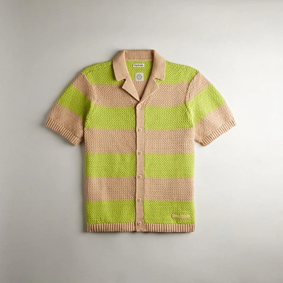 Coachtopia Crochet Button Up Shirt