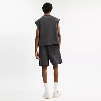 Sleeveless Garment Dye Crewneck