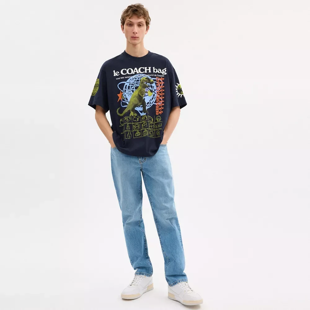 Graphic Relaxed T Shirt Organic Cotton
