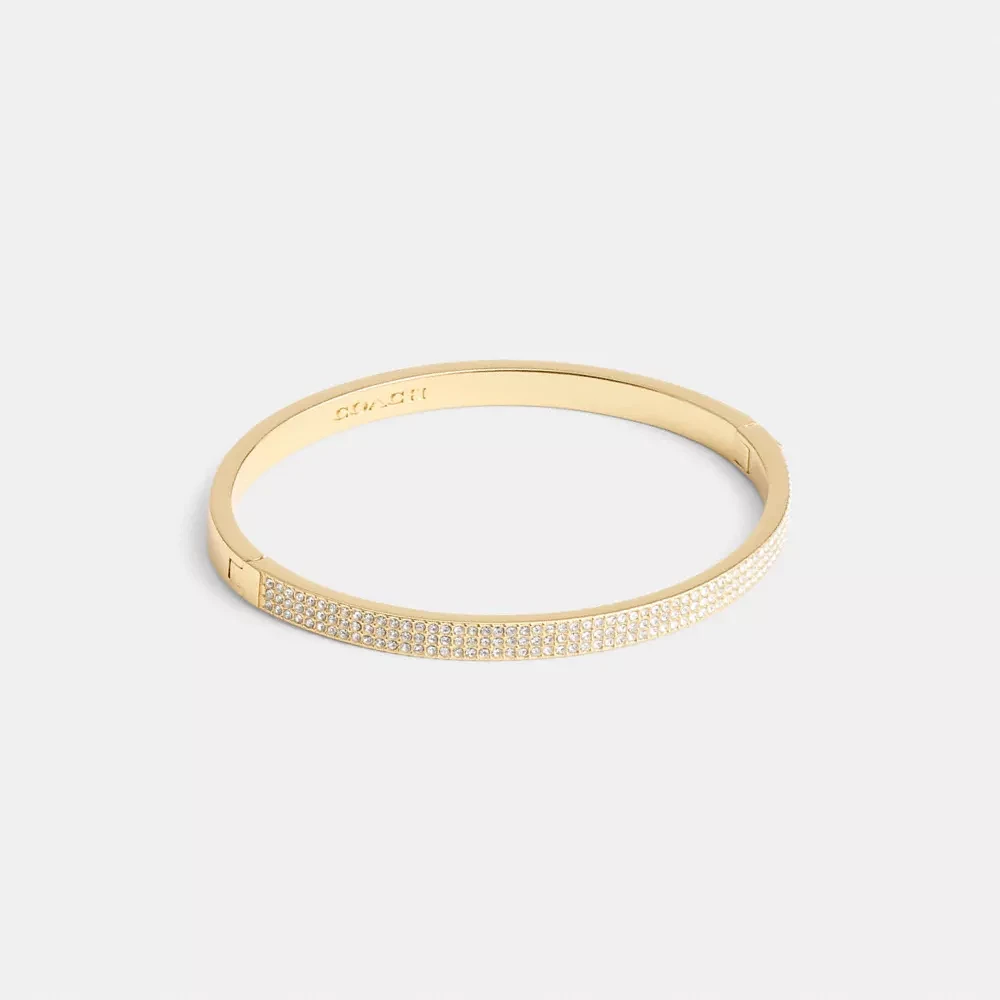 Pavé Hinged Bangle