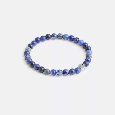 Blue Sodalite Beaded Bracelet