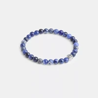 Blue Sodalite Beaded Bracelet